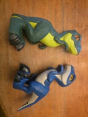 Fisher-Price Imaginext Jurassic World T. Rex XL 9.5-inch Dinosaur Figure Toy X2